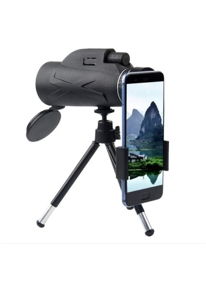 Tek Göz El Dürbünü Monoküler Teleskop Telefon Tutucu Tripot Hd 80X Dürbün Zoom Gündüz/gece indirimleri