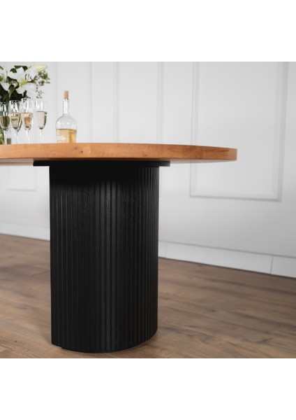 Zeno Oval Bohem Yemek Masası 90X180