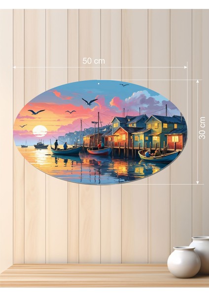 50X30 cm Uv Baskılı Özgün Mdf Tablo V1