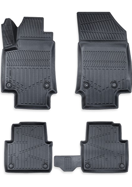 Opel Crossland 2020 Sonrası Myk 3D Premium Havuzlu Oto Paspas Araca Özel