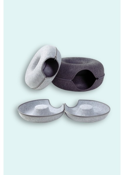 Donut Kedi Tüneli / Donut Kedi Yatağı modelleri