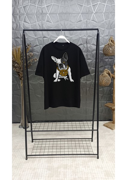 Boxy Oversize Unisex %100 Pamuk Premium Baskılı T-Shirt
