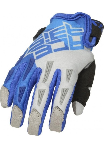 Ce Mx X-K Çocuk Eldiven Mavi Gri