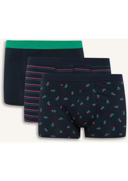 Yeni Sezon Baskılı 3'lü Boxer