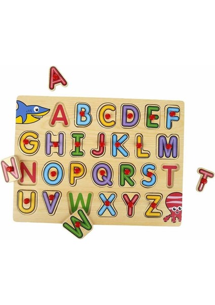 Nessiworld 130443 Ahşap Raptiyeli Bultak Alfabe fiyatları