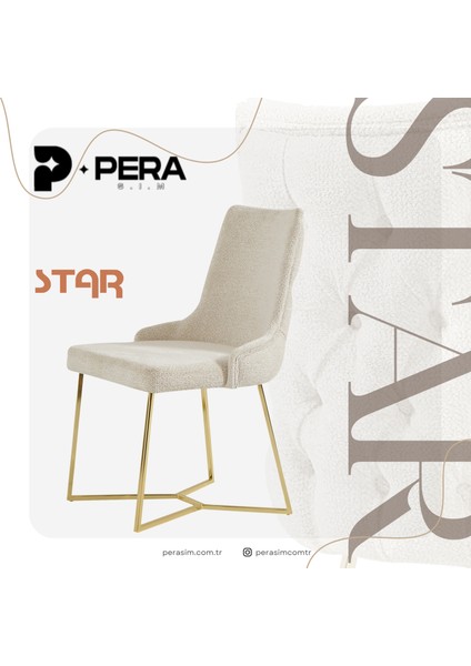Star Sandalye (4 Adet)