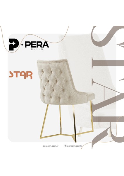Star Sandalye (4 Adet)