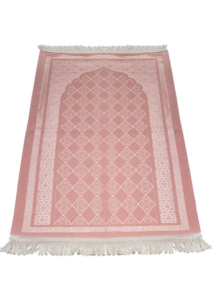 Selçuklu Desenli Astarlı Seccade (Pembe)