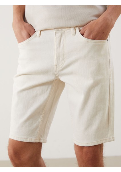 Yeni Sezon Slim Fit Erkek Jean Sort - S5JS93Z8