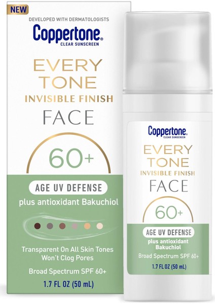 Every Tone SPF60+ Age Uv Defense Şeffaf Yüz Güneş Kremi 50ML