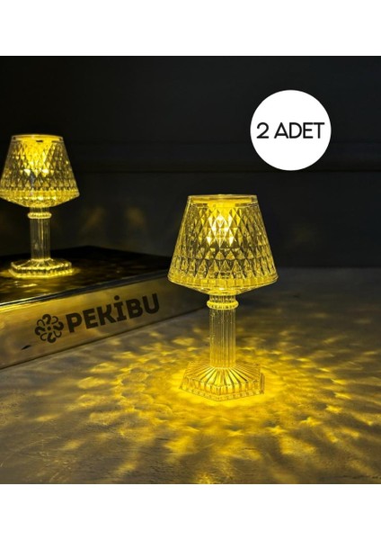 2'li Mini Boy Prizma LED Lamba