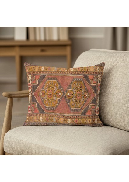 Kilim Motifli Kırlent – Yumuşak Dokulu