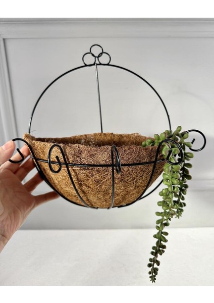 Coco Askılı Kapı Duvar Balkon Sepeti Çiçeklik Büyük Boy fırsatları