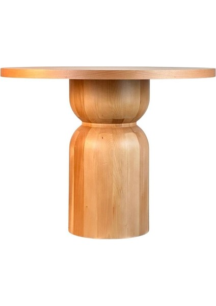 Terva Iskandinav Doğal Ahşap Mutfak Masası 100X100 modelleri