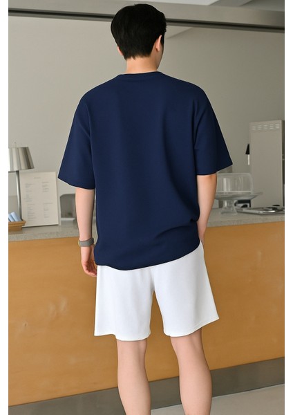 Erkek Tişört Baskılı Oversize T-Shirt Pamuklu Tişört Nature-Oversize fiyatları