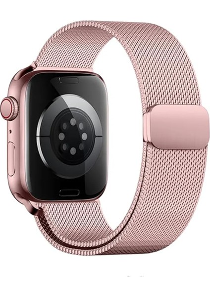 Apple Watch 10 42MM 6 7 8 9 10 Se Uyumlu 38 40 41MM Milano Metal Hasır Mıknatıslı Kordon Paslanmaz Çelik indirimleri