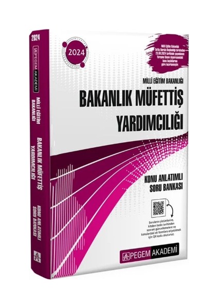 2024 Meb Bakanlık Müfettiş Yardımcılığı Konu Anlatımlı Soru Bankası