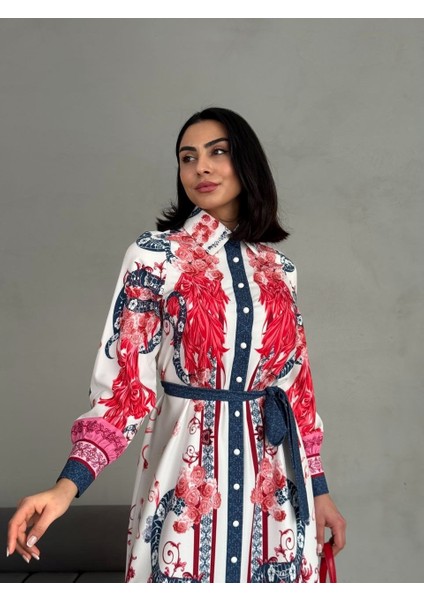 Ithal Babel kumaş Elbise (Kuşak Dahildir) fiyatları