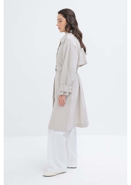 Taş-Kemerli Cepli Rüzgarlıklı Trençkot modelleri