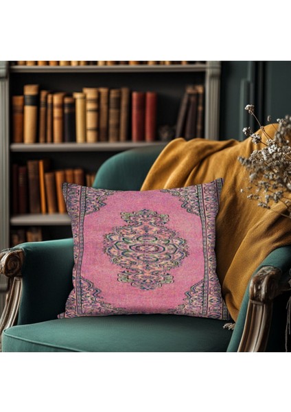 Canlı Geometrik Figürlü Kırlent Kılıfı Kare fiyatları