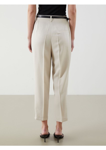 Yeni Sezon Beli Kemerli Kadin Pantolon - S5NO59Z8 fırsatları