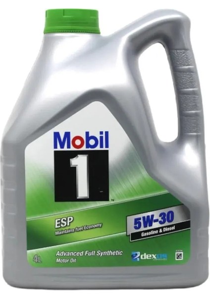 1 Esp 5W30 4 Lt Tam Sentetik Partiküllü Motor Yağı
