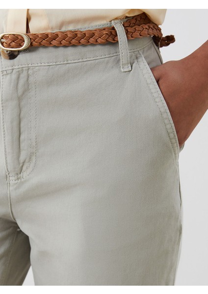 Yeni Sezon Beli Kemerli Carrot Fit Kadin Jean Pantolon - S5OL12Z8 modelleri