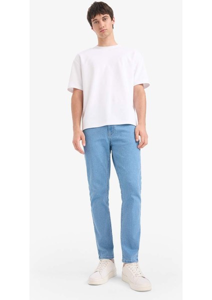 Yeni Sezon Pedro Slim Fit Dar Kalıp Normal Bel Dar Paça Jean Pantolon modelleri