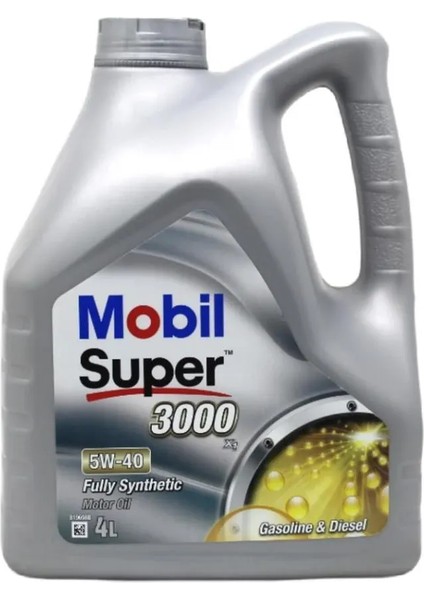 Super 3000 5W-40 4 Lt Tam Sentetik Motor Yağı