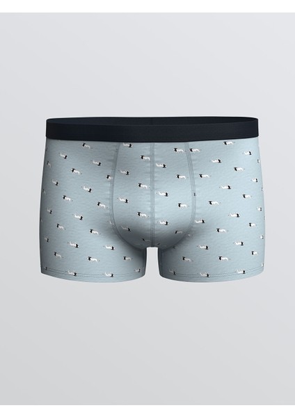 Yeni Sezon Standart Kalip Pamuklu Esnek Erkek Boxer 3'lu - S55615Z8