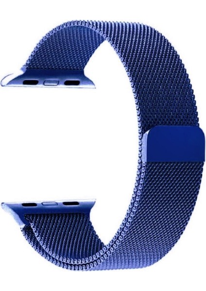 Apple Watch 10 42MM 6 7 8 9 10 Se Uyumlu 38 40 41MM Milano Metal Hasır Mıknatıslı Kordon Paslanmaz Çelik