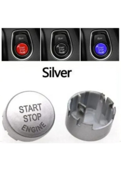 Start Stop Dügme Kapagı Gümüs Bmw F10 Lcı F07 F06 F11 F12 F13 F01 Lcı