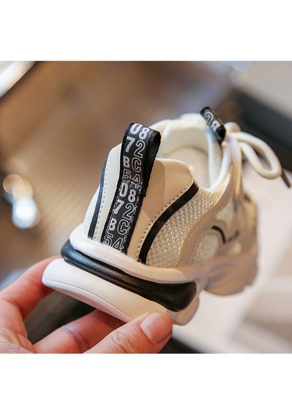 Junisteps Yüksek Taban Rahat Moda Günlük Çocuk Spor Ayakkabı - Siyah fırsatları