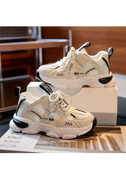 Junisteps Yüksek Taban Rahat Moda Günlük Çocuk Spor Ayakkabı - Siyah