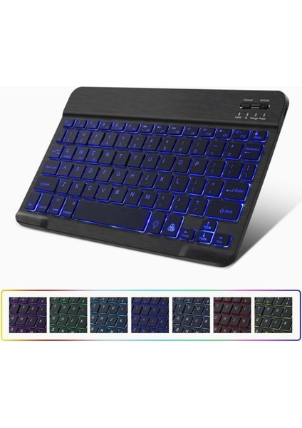PG-8033 Rgb Aydınlatmalı Mini Kablosuz Türkçe Q Klavye Mouse Set