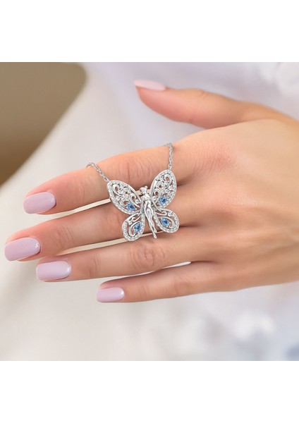 Işıklı Kutuda Aşk Perisi Beyaz Gümüş Kolye fiyatları