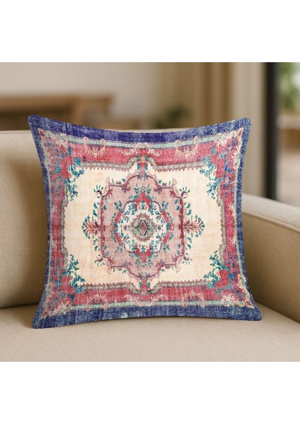 Otantik Desenli Kilim Baskı Kırlent Kılıfı Yastık fiyatları