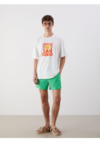 Yeni Sezon Kisa Boy Basic Erkek Deniz Sortu - S5HC93Z8