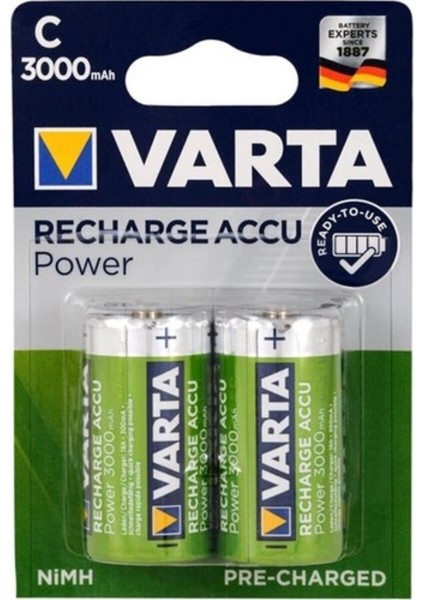 Şarjlı Orta Boy Pil 2 Li 3000 Mah 56714