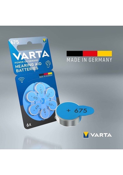 675 Numara Işitme Cihazı Pili (60 Adet - 10 Paket) fiyatları