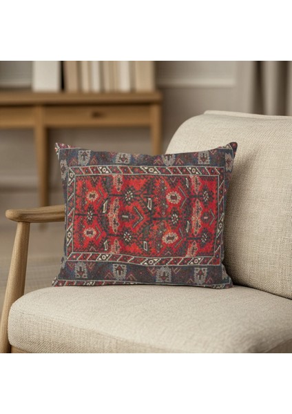 Geleneksel Desenli Kırlent – Kilim Motifli