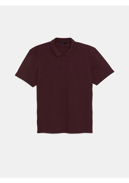 Yeni Sezon Polo Yaka Kisa Kollu Erkek Tisort - S5KD01Z8 indirimleri