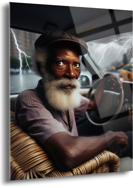 Yerli Taksici Cam Tablo - MOD054