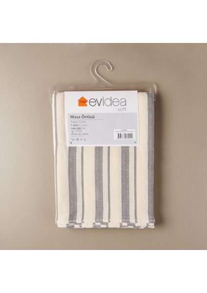 Soft Alno Masa Örtüsü - Ekru / Antrasit - 140X200 cm indirimleri