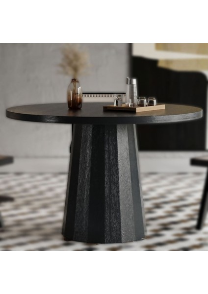 Odessa Iskandinav Ahşap Masa 100X100