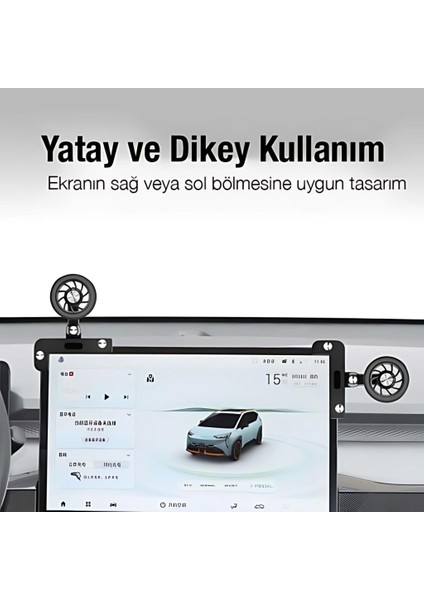 Tesla Model Y, Model S, Model X, Model 3 Ekranı Ile Uyumlu Manyetik Telefon Tutucu, Titremez Sarsılmaz modelleri