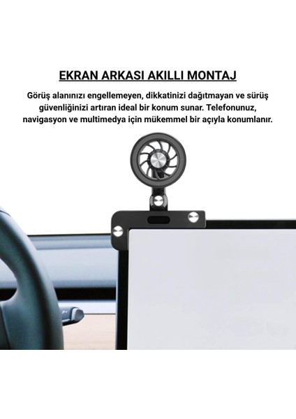 Tesla Model Y, Model S, Model X, Model 3 Ekranı Ile Uyumlu Manyetik Telefon Tutucu, Titremez Sarsılmaz indirimleri
