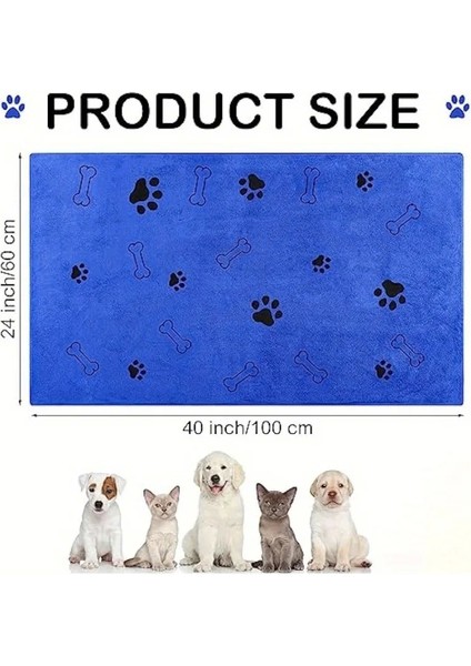 Mikrofiber Çabuk Kuruyan Evcil Hayvan Havlusu 60X100 cm fırsatları