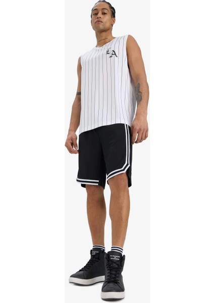 C1840 Siyah Defactofit Hızlı Kuruyan Standart Fit Sporcu Kısa Paça Ağır Kumaş Şort fırsatları
