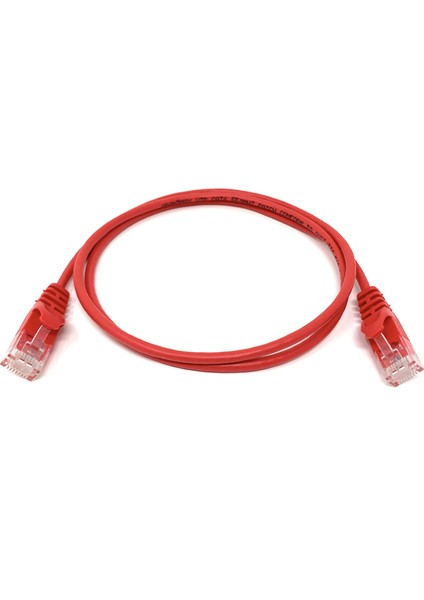 CAT6A S/FTP 24 AWG Patch Kablo 5 Metre Kırmızı